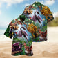 Dragonfly Fantasy Hawaiian Shirt For Warm Weather Outing, Summer Gathering, And Coastal Style