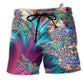 Dragonfly Loves Summer Vibes Luxury Hawaiian Beach Shorts For Poolside Relaxation And Style