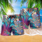Dragonfly Summer Beach Shorts Pattern Detail For Beachside Relaxation And Thoughtful Gift Giving