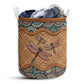 Dragonfly Rattan Mandala Style Laundry Basket For Bathroom Bedroom Storage