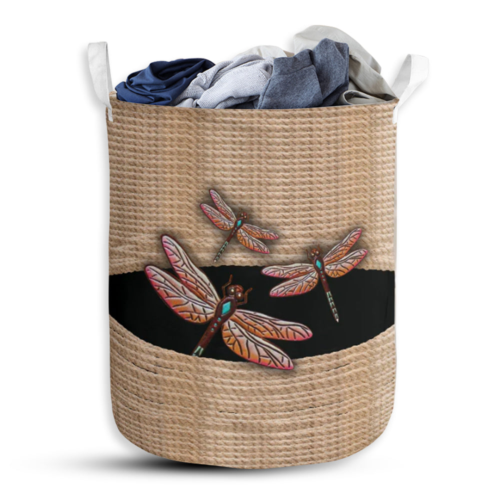Dragonfly Rope Line Laundry Basket For Bathroom Bedroom Laundry Room And Home Storage Organizer