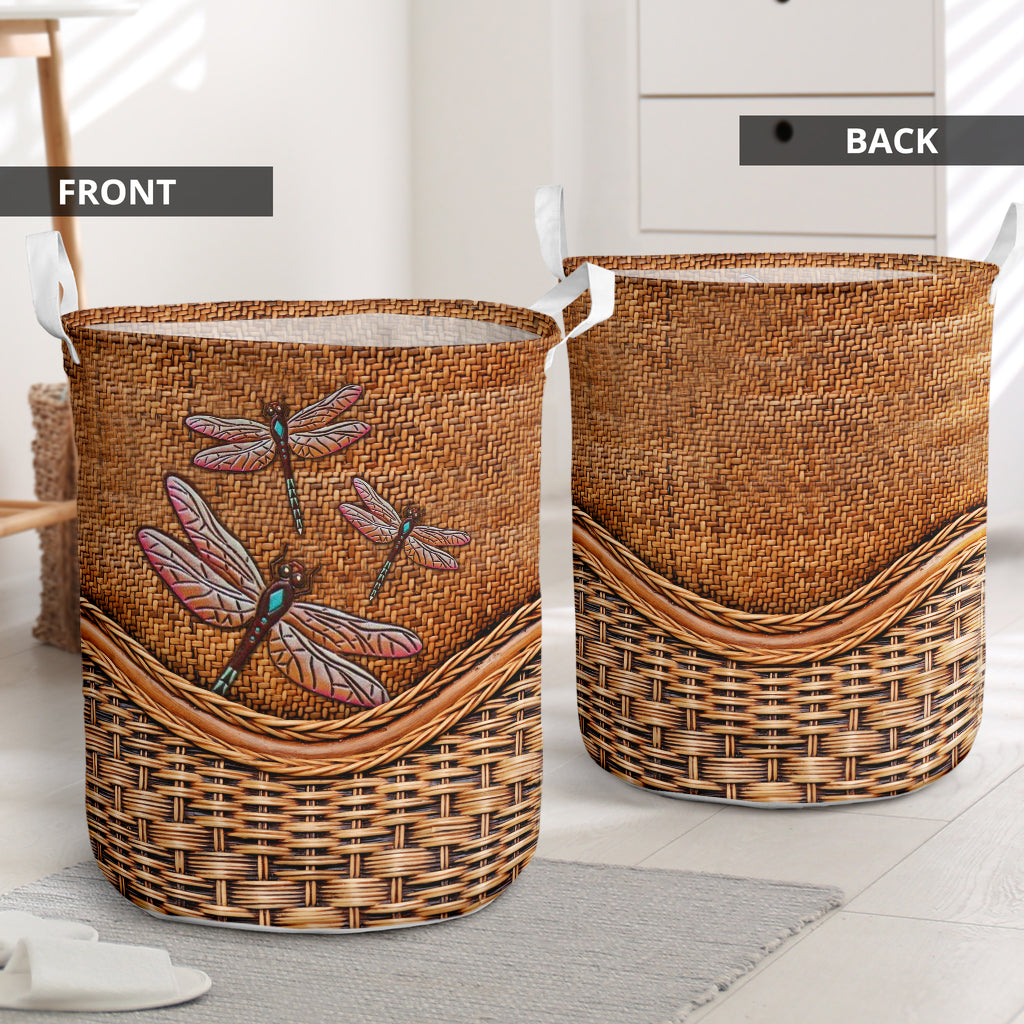 Dragonfly Love Lovely Life Laundry Basket For Room Home Organizer