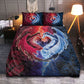 Dragon Heart Sweet Rose Bedding Cover For Fantasy Bedroom Decor