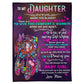 Dreamcatcher To My Daughter Dreamcatcher Flannel Blanket For Cozy Bedroom Sofa Decor