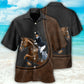 Dressage Horse Hawaiian Shirt For Animal Lovers, Beach Travel, And Casual Summer Style