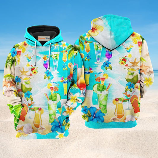 Drink Cocktails Say Aloha Hoodie For Travel Days Outdoor Events And Thoughtful Gifts
