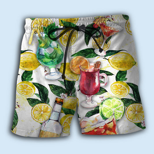 Colorful Wine Drinking Party Beach Shorts For Outdoor Adventures And Thoughtful Seasonal Gifts