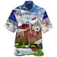 Drone Flying Hawaiian Shirt For Beach Days, Summer Outings, And Thoughtful Gift Giving