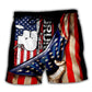 Drum Independence Day Beach Shorts For Music Festival Travel And Summer Style