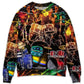 Drum Is My Colorful Light Sweater For Rehearsals Weekend Outings And Expressive Casual Styling