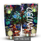 Drum Music Is My Soul Personalized 20 Oz Tumbler For Coffee Travel And Daily Drinks