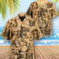 Drum Drums Hawaiian Shirt Pattern View For Relaxed Warm Weather Outfits