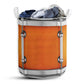 Small Size Drum Shortcut Yellow Laundry Basket For Bathroom Bedroom Storage