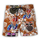 Drum And Cycling Lover Beach Shorts Pattern View For Coastal Holidays And Casual Activities