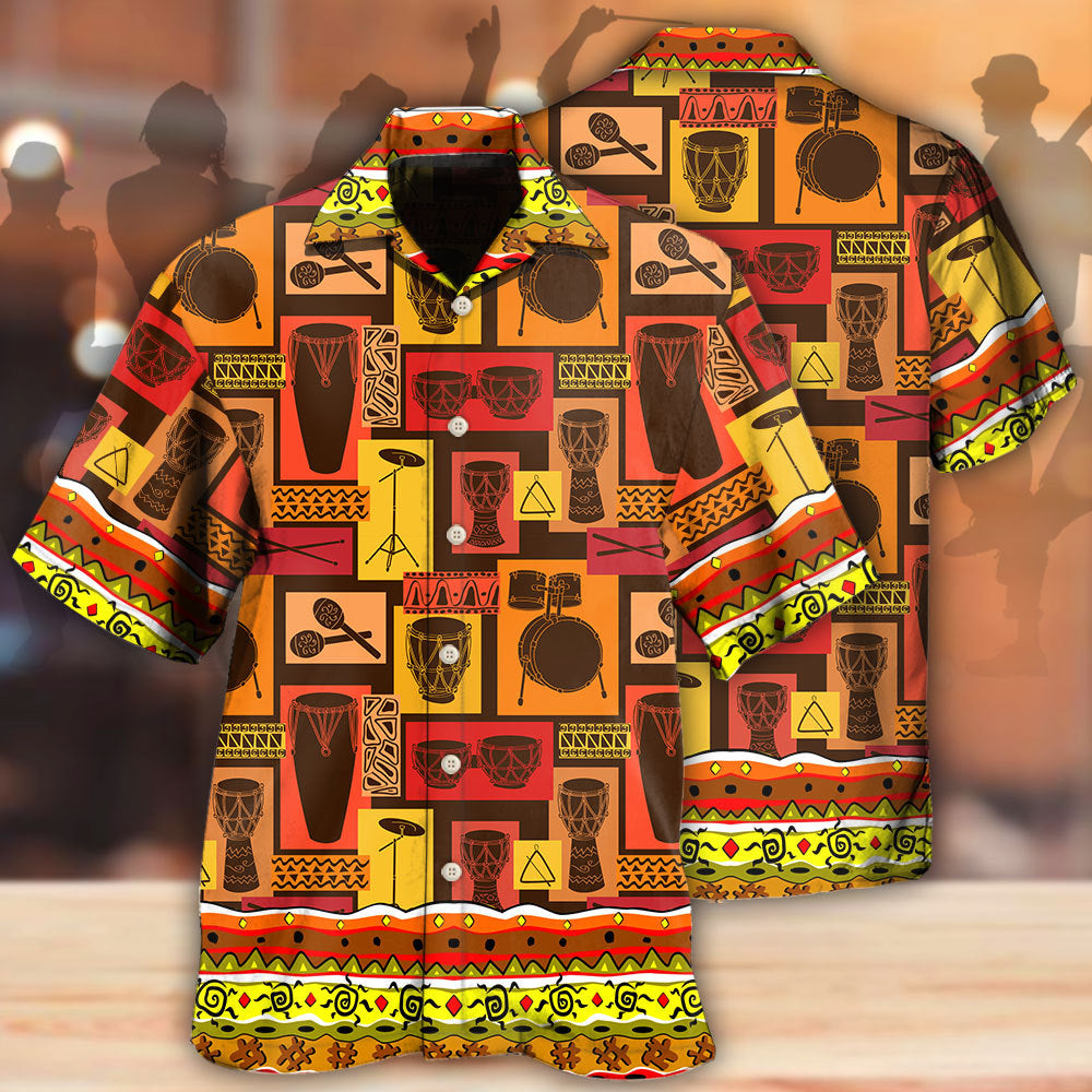 Drum Symbol Music Hawaiian Shirt For Warm Weather Adventures And Everyday Comfort