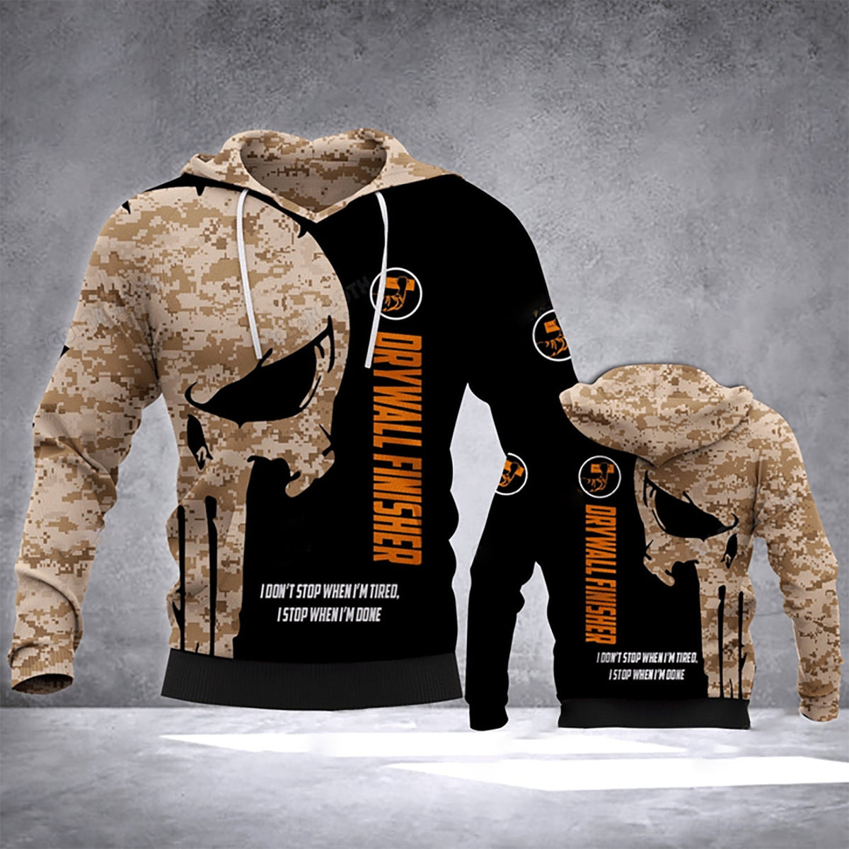 Drywall Finisher Hoodie For Relaxed Streetwear Weekend Travel And Everyday Style
