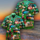Green Duck Hawaiian Shirt For Coastal Adventures And Warm Weather Wear