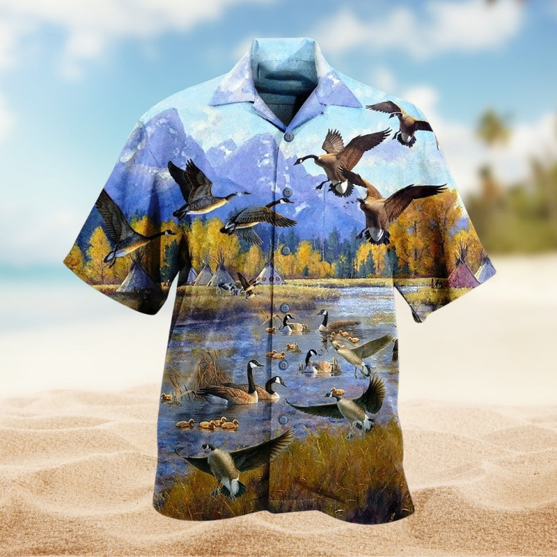 Christmas Snowman Workout Hawaiian Shirt Detailed Pattern View For Vacation Style