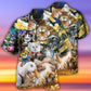 Cute Ducks Cats Animal Hawaiian Shirt For Animal Lovers, Beach Travel, And Casual Summer Style