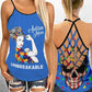 Autism Mom Unbreakable Love Hollow Tank Top For Community Events And Positive Support