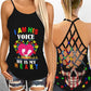 Autism Family Advocacy Hollow Tank Top For Awareness Gatherings And Daily Wear