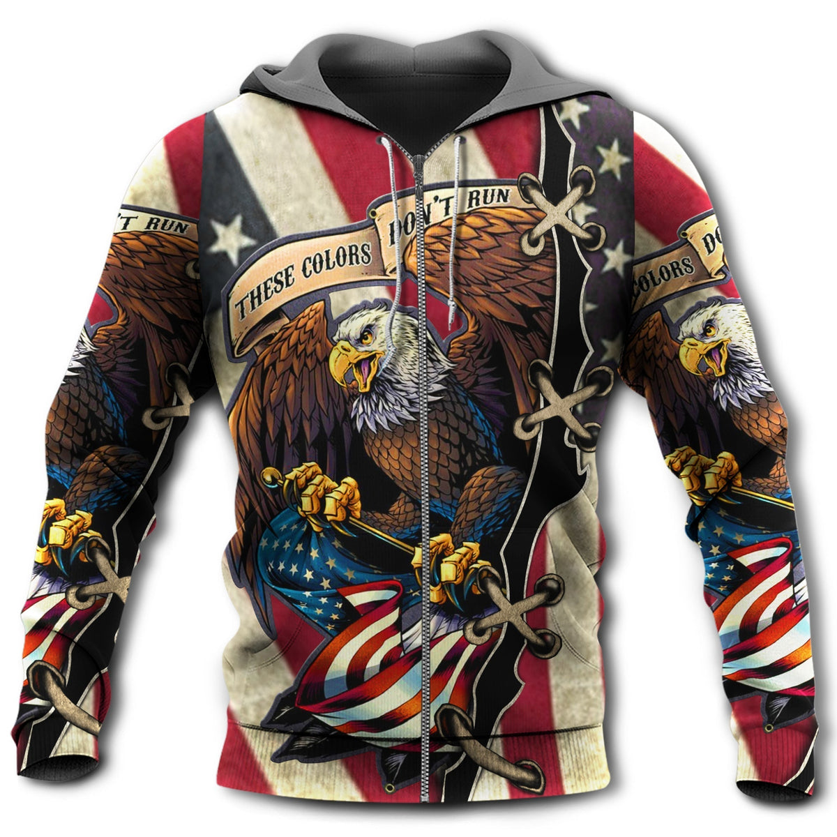 American Eagle Flag Freedom Hoodie For Relaxed Daily Wear Weekend Outings And Thoughtful Gifting