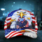 Eagle American Flag Classic Cap For Comfortable Casual Wear Holidays And Outdoor Trips