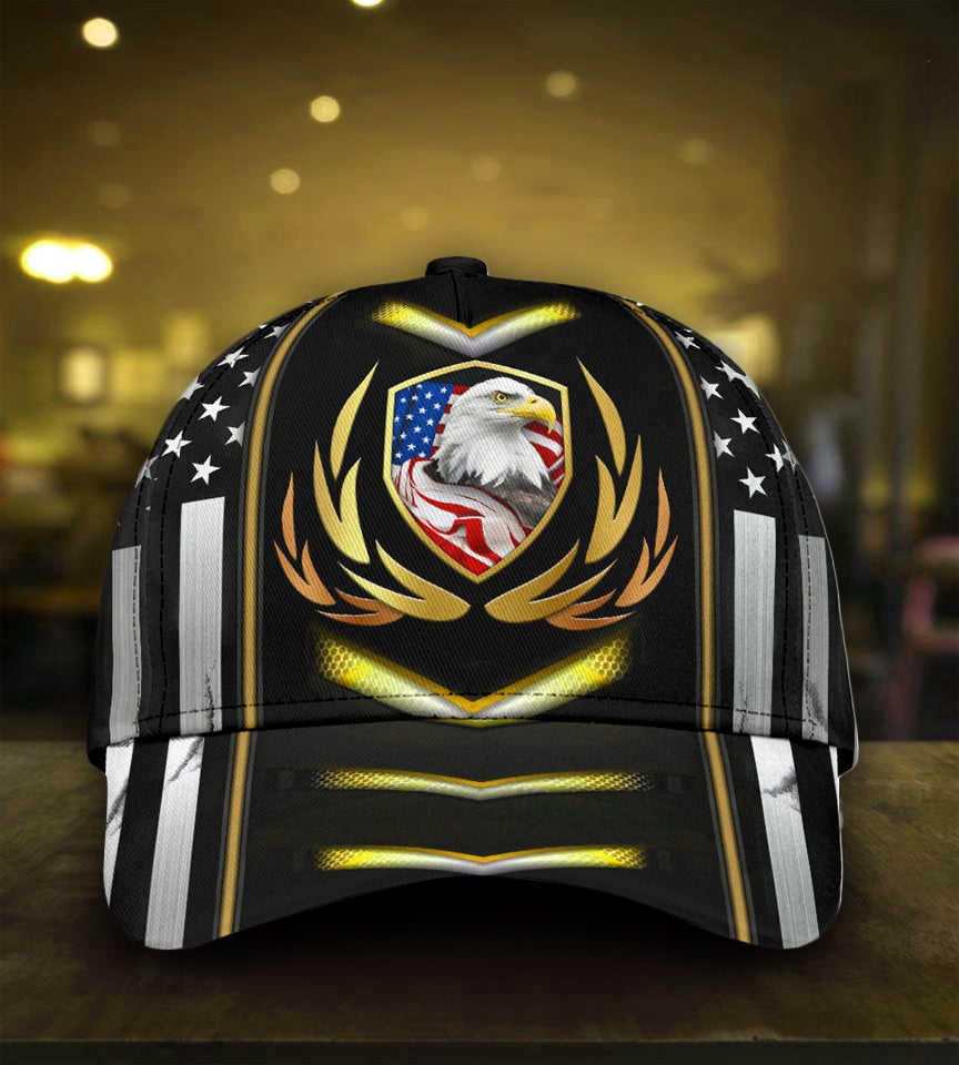 Eagle American Great Patriotic Classic Cap For Beach Outings Holidays And Thoughtful Everyday Style