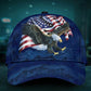 Eagle Blue Freedom Bird Classic Cap For Everyday Wear Vacations And Seasonal Activities
