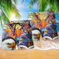 Eagle Colorful Cool Beach Shorts For Coastal Adventures And Relaxed Summer Wear