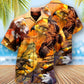 Eagle Flying Sunset Sky Hawaiian Shirt For Coastal Adventures And Warm Weather Wear