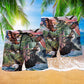 Eagle Americana Beach Shorts Pattern Detail For Relaxed Weekends And Travel Ready Comfort