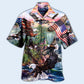 Patriotic Vintage Eagle American Spirit Hawaiian Shirt Pattern Detail For Vacation Travel And Daily Wear