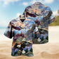 Eagle Spread Wings Sky Hawaiian Shirt For Island Vacations, Weekend Events, And Relaxed Everyday Outfits