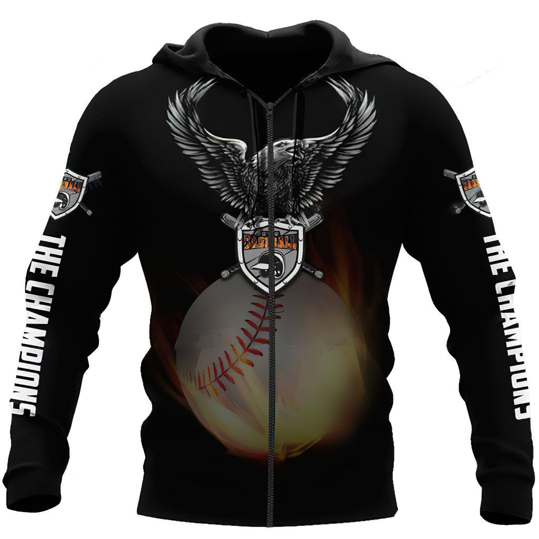 Eagle Baseball Personalized Hoodie For Casual Streetwear Travel And Everyday Comfort