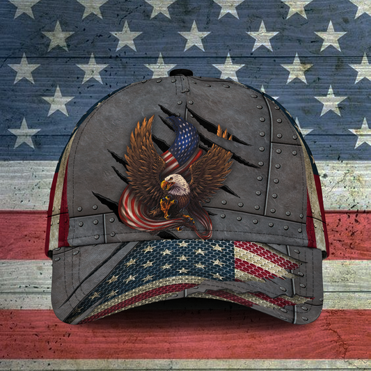 Eagle Spirit Of America Classic Cap For Casual Outfits Vacations And Everyday Styling