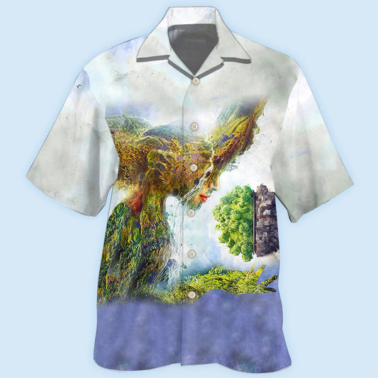 Earth Grow Together Hawaiian Shirt For Beach Days, Summer Outings, And Thoughtful Gift Giving