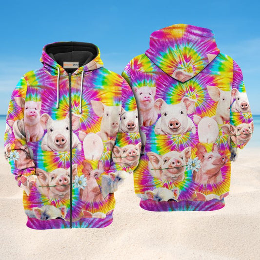 Easily Distracted Pig Hoodie For Country Events Daily Outfits And Relaxed Streetwear