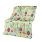 Colorful Easter Egg Pattern Flannel Blanket For Cozy Bedroom Sofa Decor