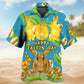 Easter Creative Pattern Hawaiian Shirt For Resort Trips, Coastal Parties, And Warm Weather Style