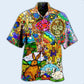 Easter And Rabbit Hawaiian Shirt With All Over Print For Island Holidays Summer Parties And Casual Outdoor Wear