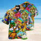 Easter Happy Hawaiian Shirt For Coastal Adventures Outdoor Gatherings And Casual Warm Weather Wear