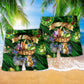 Easter Bunny Beach Shorts Pattern Detail For Island Trips And Easy Warm Weather Wear