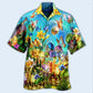 Butterfly Easter Blessed Hawaiian Shirt Pattern View For Relaxed Warm Weather Outfits