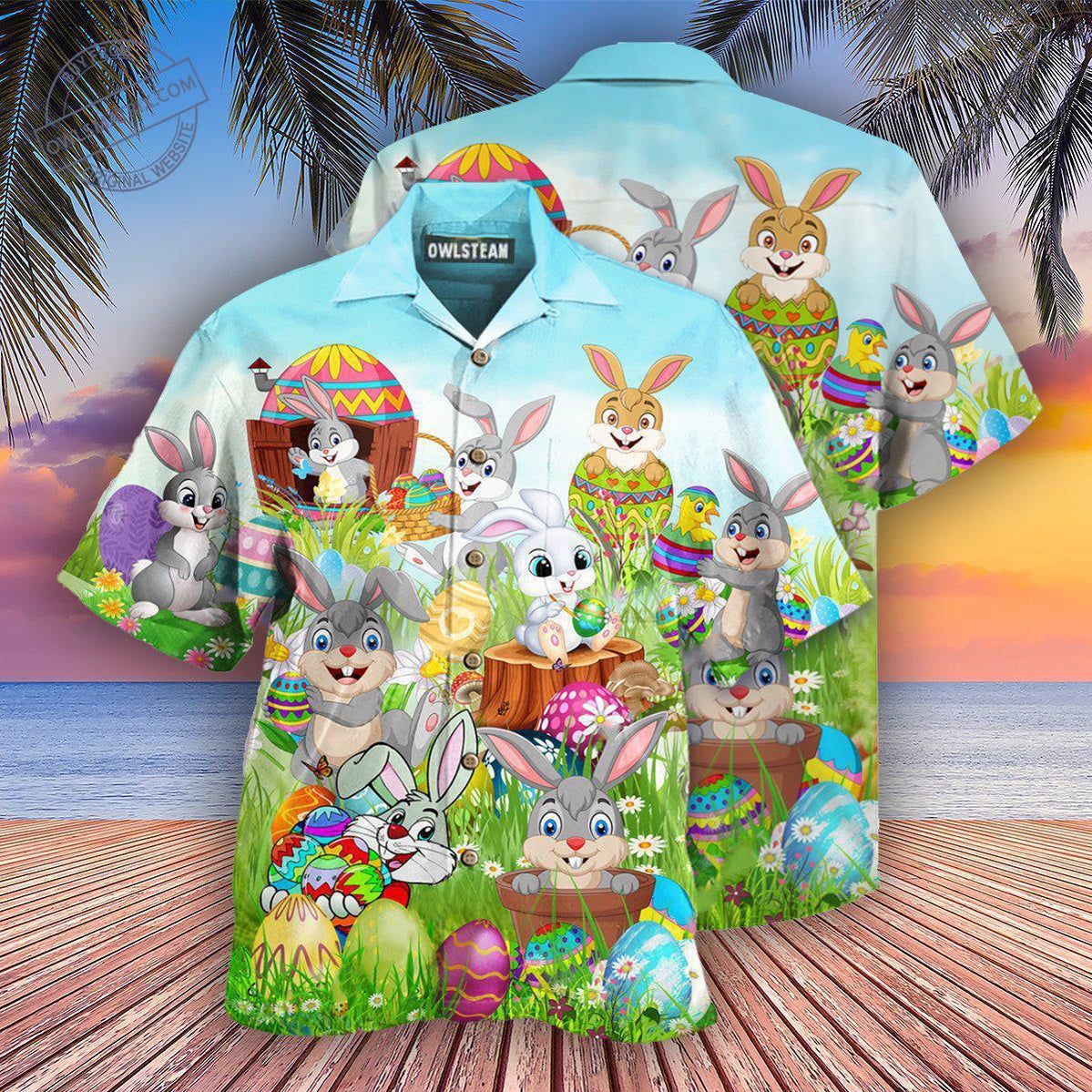 Easter I'm So Eggtra Funny Beach Shorts Design Detail For Casual Warm Weather Outfits