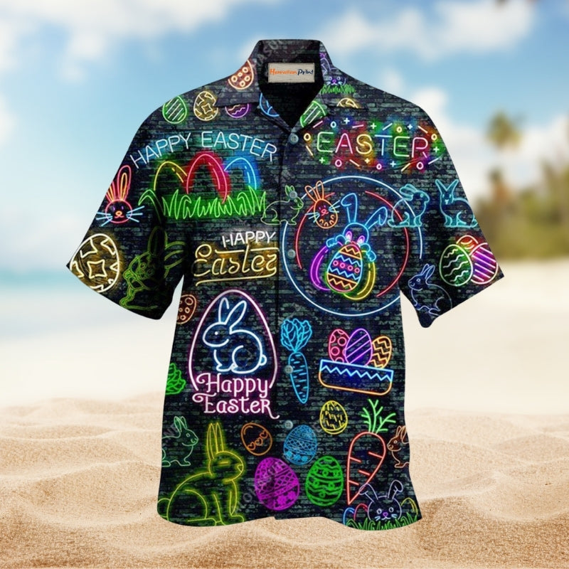 Easter Is Coming Rabbit Hawaiian Shirt For Island Getaways Holiday Parties And Relaxed Vacation Wear