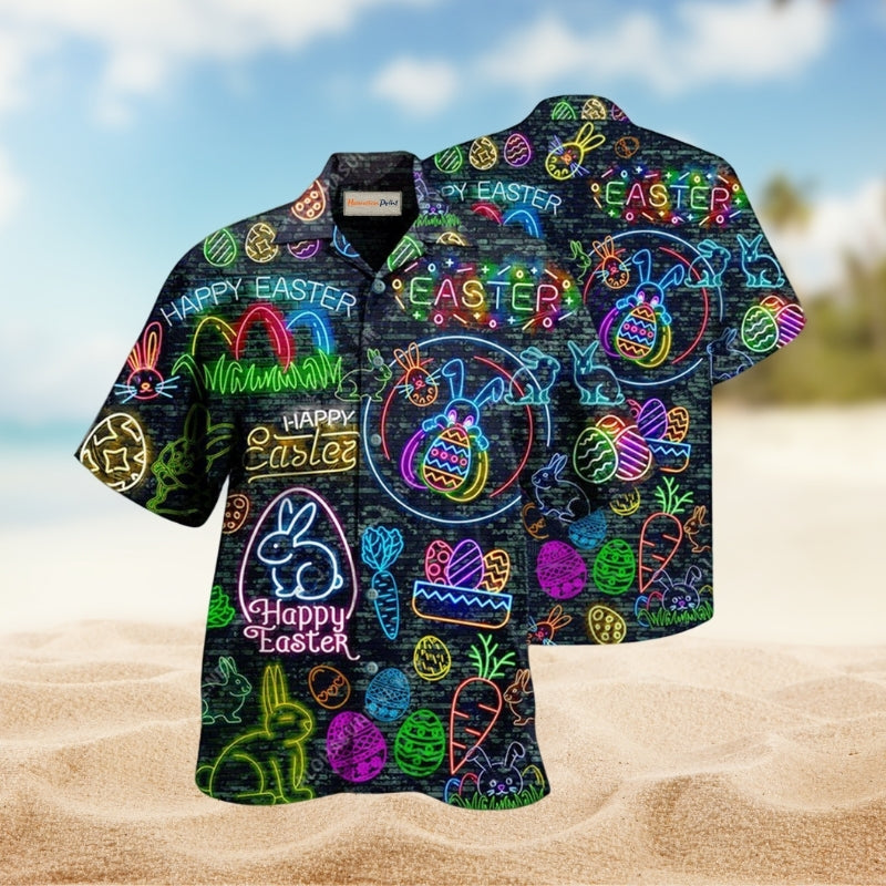 Easter Is Coming Rabbit Hawaiian Shirt For Island Getaways Holiday Parties And Relaxed Vacation Wear