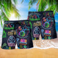 Easter Rabbit Neon Spring Celebration Beach Shorts For Warm Weather Travel And Everyday Comfort