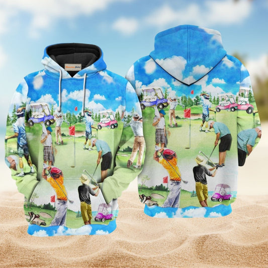 Eat Sleep Golf Repeat Hoodie For Recreation Events Travel Days And Comfortable Casual Wear