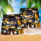 Ancient Egyptian Cat Mystical Beach Shorts Print Detail For Beach Activities And Vacation Wear